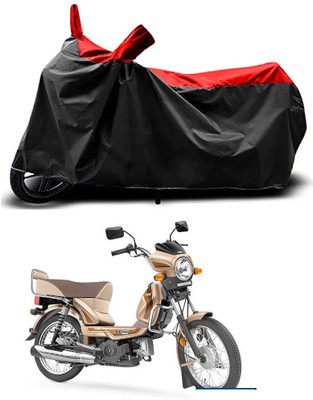 MMSSTAR Waterproof Two Wheeler Cover for TVS(XL 100 Comfort BS6, Red)
