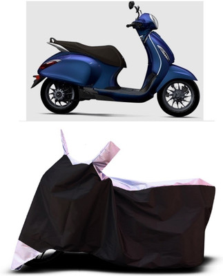 VESMEI Two Wheeler Cover for Bajaj(V 150, White)