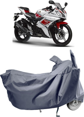 Amexride Two Wheeler Cover for Yamaha(YZF-R15 V2, Grey)