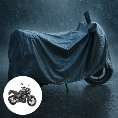 PAGORA Waterproof Two Wheeler Cover for Yamaha(FZ S V3.0 FI, Grey)