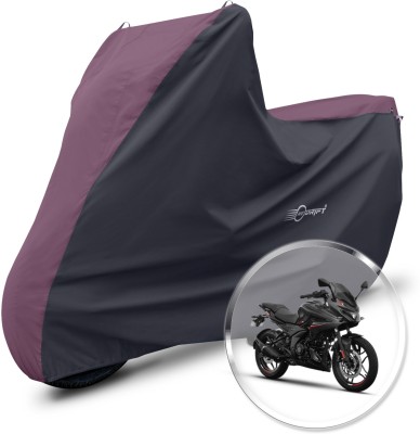 Neodrift Two Wheeler Cover for Bajaj(Pulsar 250, Maroon, Black)