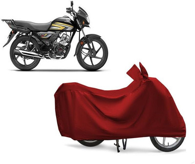 KEDIT Two Wheeler Cover for Honda(CD 110 Dream, Maroon)