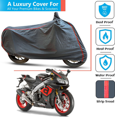 FAMEXON Waterproof Two Wheeler Cover for Aprilia(RSV4, Grey)