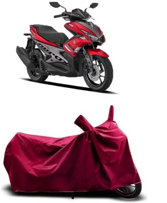 Coxtor Waterproof Two Wheeler Cover for Yamaha(Aerox 155 Maxi BS6, Maroon)