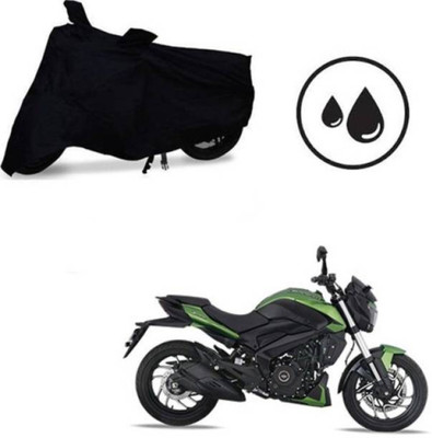 RAAMKM Two Wheeler Cover for Hero(Vespa LX 125, Black)