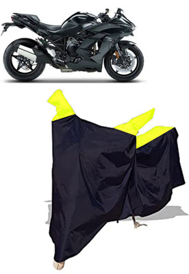 Amexride Two Wheeler Cover for Kawasaki(Ninja H2 SX BS6, Multicolor)