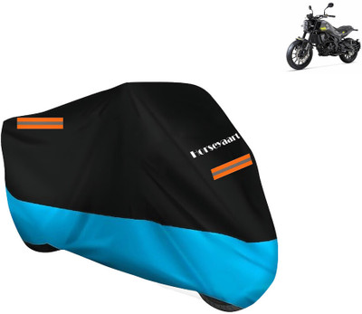 Horseyaart Waterproof Two Wheeler Cover for Benelli(Leoncino 250, Blue)