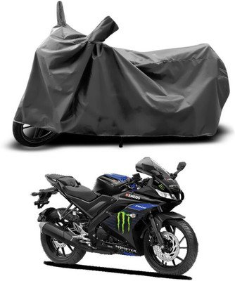 DeepShakshi AUTOMOTIVE Two Wheeler Cover for Yamaha(R15 V3, Grey)