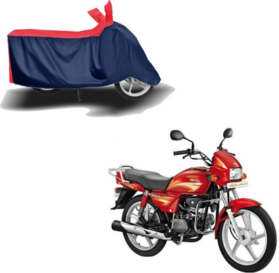 HYBRIDS COLLECTION Two Wheeler Cover for Hero(Splendor Plus, Red, Blue)