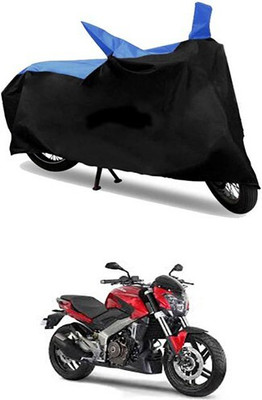 Mdstar Waterproof Two Wheeler Cover for Bajaj(Blue, Black)