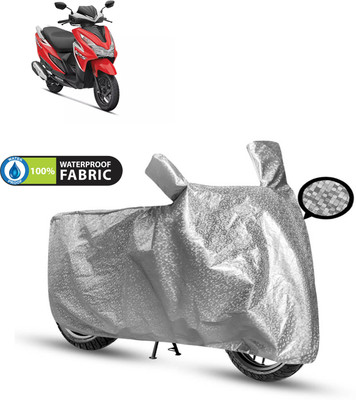 PAGORA Waterproof Two Wheeler Cover for Honda(Grazia, Silver)