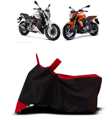 VESMEI Two Wheeler Cover for Benelli(TNT 300, Red)