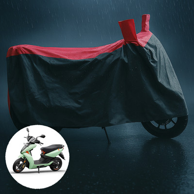 CODOKI Waterproof Two Wheeler Cover for Ather(450 X, Grey, Red)
