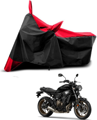 DeepShakshi AUTOMOTIVE Two Wheeler Cover for Yamaha(XSR155 BS6, Red, Black)