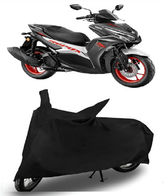ishika Waterproof Two Wheeler Cover for Yamaha(Aerox 155 Maxi BS6, Black)