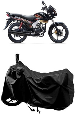 AutoKick Two Wheeler Cover for Mahindra(Centuro, Black)