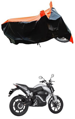 VESMEI Two Wheeler Cover for Revolt(RV Cafe Racer BS6, Orange)