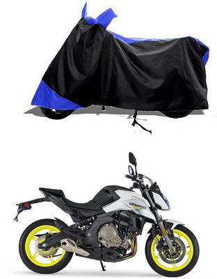 GROFATIK Two Wheeler Cover for CFMoto(650 NK BS6, Blue)