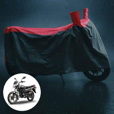 CODOKI Waterproof Two Wheeler Cover for Bajaj(Platina 110, Grey, Red)