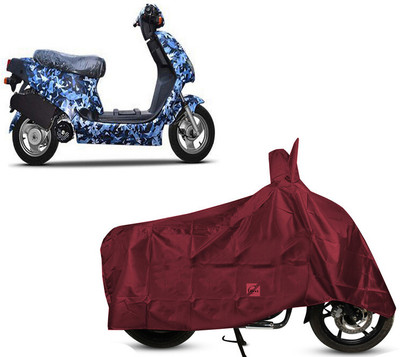 EGAL Waterproof Two Wheeler Cover for Hero(Electric AXLHE-20, Maroon)