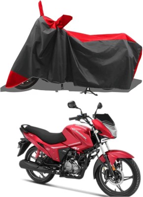 RAQTRO Two Wheeler Cover for Hero(Black)