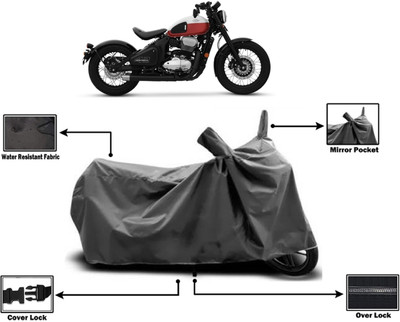 Amexride Two Wheeler Cover for JAWA(42, Grey)