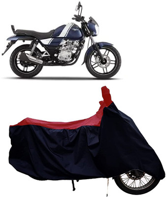 KEDIT Two Wheeler Cover for Bajaj(V15, Red, Black)