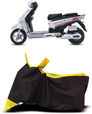 VESMEI Two Wheeler Cover for Hero(Electric NYX HS500 ER BS6, Yellow)