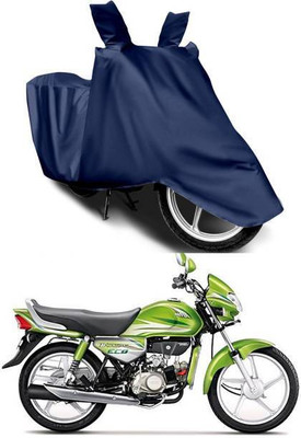 RAAMKM Two Wheeler Cover for Hero(HF Deluxe Eco, Blue)