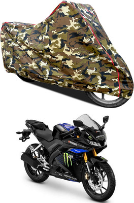 AutoGalaxy Waterproof Two Wheeler Cover for Yamaha(YZF R15 V3 Moto GP Edition, Yellow)