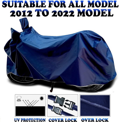 SMDP Waterproof Two Wheeler Cover for Mahindra(Kine, Blue)