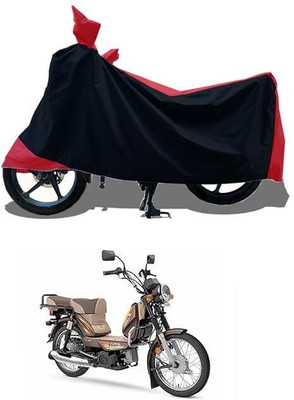 KEDIT Two Wheeler Cover for TVS(XL 100, Red)