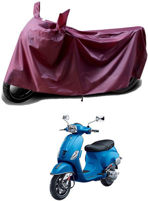 APNEK Waterproof Two Wheeler Cover for Piaggio(Vespa LX, Maroon)