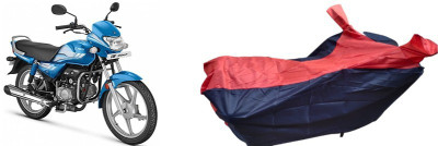 malti Two Wheeler Cover for Hero(CD deluxe, Red, Blue)