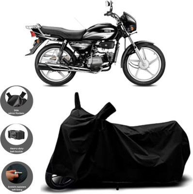 HWSXQAE Waterproof Two Wheeler Cover for Hero(Black)