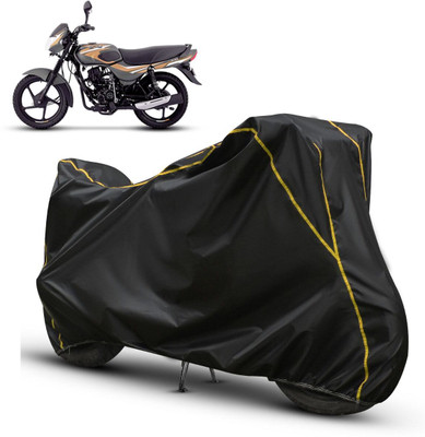xodi Waterproof Two Wheeler Cover for Bajaj(CT100, Black, Yellow)