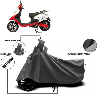 MMSSTAR Waterproof Two Wheeler Cover for Ampere(V 48, Grey)