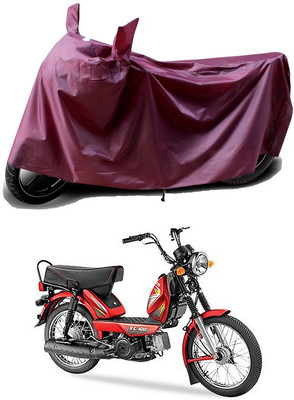 THE REAL ARV Waterproof Two Wheeler Cover for TVS(Heavy Duty, Maroon)