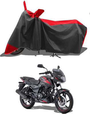 RAQTRO Waterproof Two Wheeler Cover for Bajaj(Pulsar 150, Red, Black)