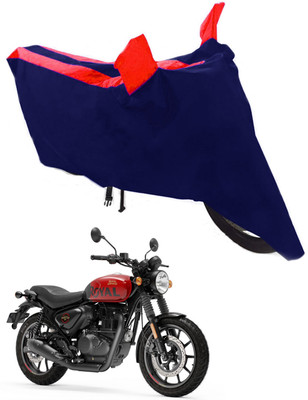 RONISH Waterproof Two Wheeler Cover for Royal Enfield(Hunter 350, Blue, Red)