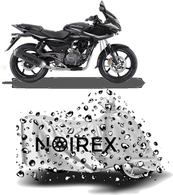NOIREX Two Wheeler Cover for Bajaj(Pulsar 220F, Silver)