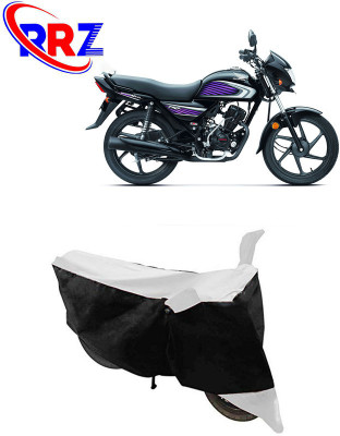 RRZ Waterproof Two Wheeler Cover for Honda(Dream Neo, Black, White)