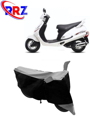 RRZ Waterproof Two Wheeler Cover for Mahindra(Duro, Black, Grey)