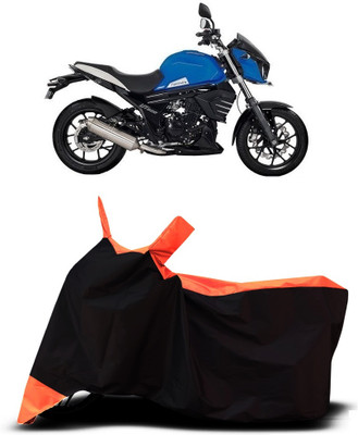 VESMEI Two Wheeler Cover for Mahindra(Mojo UT 300, Orange)