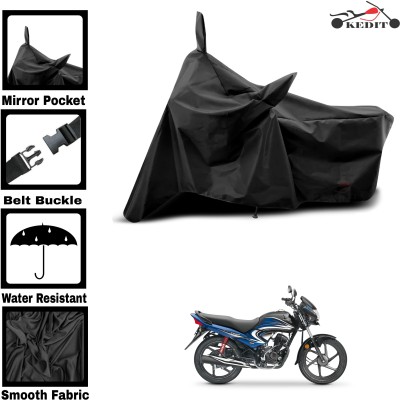 KEDIT Two Wheeler Cover for Universal For Bike(Dream, Black)