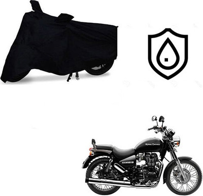 MMSSTAR Waterproof Two Wheeler Cover for Royal Enfield(Thunderbird 500, Black)