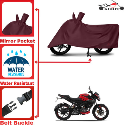 AASHTIK MART Two Wheeler Cover for Bajaj(Pulsar 180 DTS-i, Maroon)