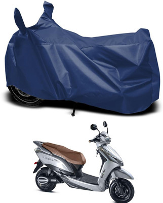 RABABLI Waterproof Two Wheeler Cover for Ampere(Magnus Pro, Blue)
