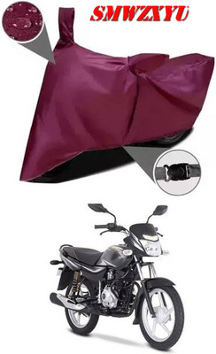smwzxyu Waterproof Two Wheeler Cover for Bajaj(Platina 100 DTS-i, Maroon)