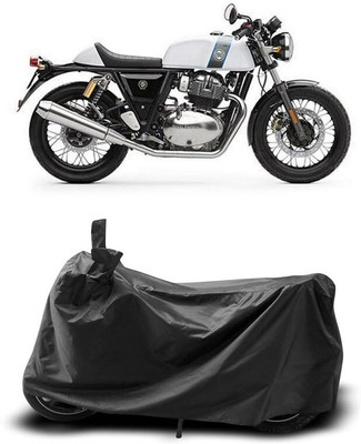 KEDIT Two Wheeler Cover for Royal Enfield(Continental GT 650, Black)